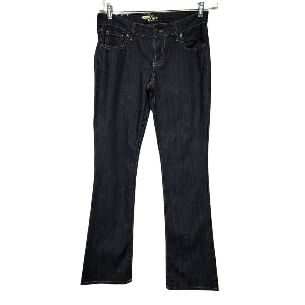 Old Navy The Diva Straight Jeans Ladies Size 8 Blue Denim
